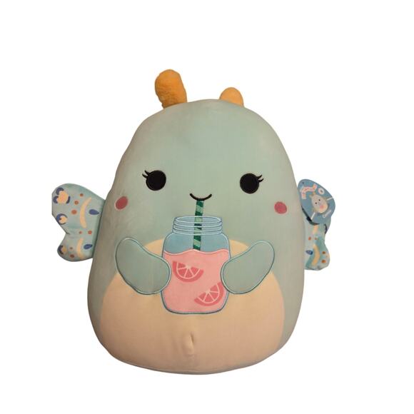 Squishmallows Connie the Butterfly 16” Plush Bug Lemonade NWT - Picture 1 of 5